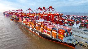 Shanghai Port Container Annual Throughput Exceeded 50 Million TEU