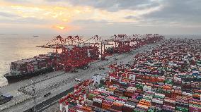 Shanghai Port Container Annual Throughput Exceeded 50 Million TEU