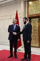 Turkish FM Hakan Fidan meets HTS Leader Ahmed al-Sharaa - Damascus