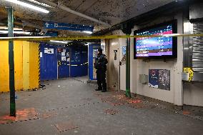 One Man Dead And One Man In Stable Condition After Being Stabbed Aboard A Southbound 7 Train At The Woodside Avenue And 61st Str