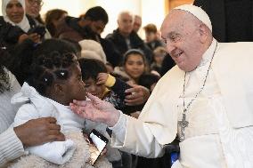 Pope Francis Visits Children Of Santa Marta Dispensary - Vatican