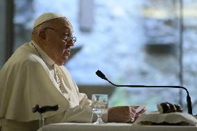 Pope Francis Leads His Sunday Angelus Prayer - Vatican