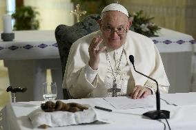 Pope Francis Leads His Sunday Angelus Prayer - Vatican