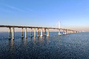 Jiaozhou Bay cross-sea Bridge in Qingdao