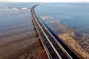 Jiaozhou Bay cross-sea Bridge in Qingdao