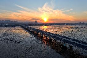 Jiaozhou Bay cross-sea Bridge in Qingdao