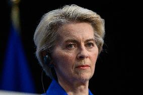 Joint Press Conference - Antonio Costa - Ursula Von Der Leyen - Victor Orban