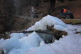 Srinagar Records Lowest Temperature At Minus 8.5 Degrees Celcius In The Last 133 Years As Harshest Winter Period 'Chillai Kalan'