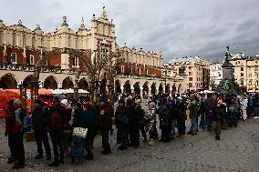 Christmas Eve For Homeless And People In In Need In Krakow