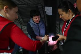 Annual Christmas Food Handout For People In Need In Krakow