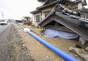 1st anniversary of Jan. 1 quake in central Japan