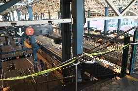 Woman Dead After Being Lit On Fire By Man As She Slept On An F MTA Subway Train In Coney Island Section Of Brooklyn New York