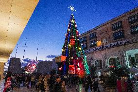 Christmas Decorations in Valletta, Malta