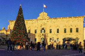 Christmas Atmosphere in Valletta, Malta