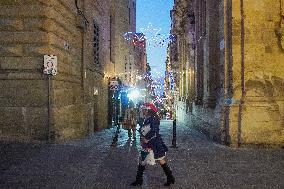 Christmas Decorations in Valletta, Malta