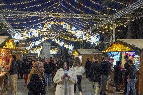 Christmas Decorations in Valletta, Malta