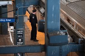 Woman Dead After Being Lit On Fire By Man As She Slept On An F MTA Subway Train In Coney Island Section Of Brooklyn New York