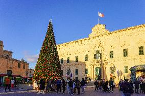 Christmas Atmosphere in Valletta, Malta