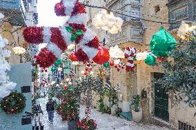 Christmas Atmosphere in Valletta, Malta