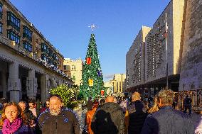 Christmas Atmosphere in Valletta, Malta