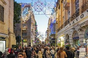 Christmas Decorations in Valletta, Malta