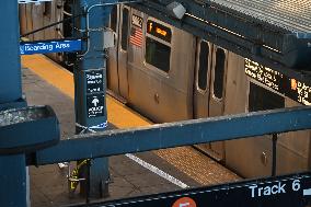 Woman Dead After Being Lit On Fire By Man As She Slept On An F MTA Subway Train In Coney Island Section Of Brooklyn New York