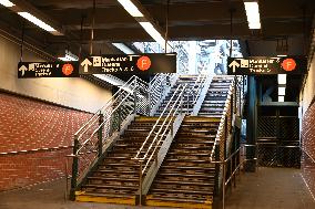 Woman Dead After Being Lit On Fire By Man As She Slept On An F MTA Subway Train In Coney Island Section Of Brooklyn New York