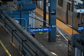 Woman Dead After Being Lit On Fire By Man As She Slept On An F MTA Subway Train In Coney Island Section Of Brooklyn New York