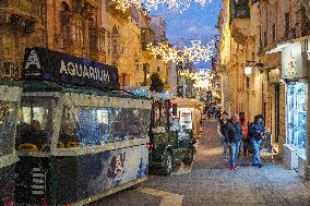 Christmas Atmosphere in Valletta, Malta