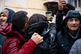 Reopening Of The Trevi Fountain After Renovation In Rome