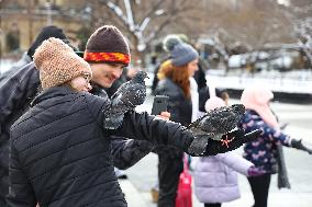 Bird Man Larry  -  Washington Square Park Pigeon Master