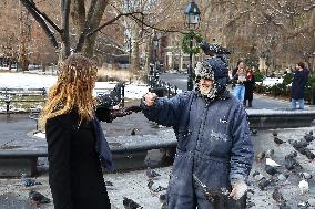 Bird Man Larry  -  Washington Square Park Pigeon Master