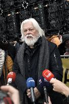 Paul Watson Celebrates Freedom With Supporters - Paris