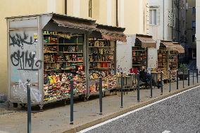 Outdoor Book Stalls In Trieste