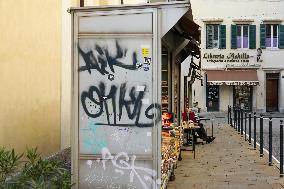 Outdoor Book Stalls In Trieste