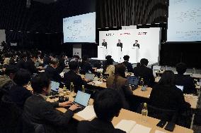 Nissan, Honda, Mitsubishi automakers' joint press conference