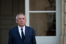 PM Bayrou Observes A Minute Of Silence - Paris