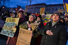 Pro-POW rally in Lviv