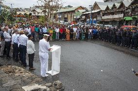 Mayotte Minute Of Silence - Mamoudzou