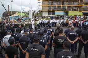 Mayotte Minute Of Silence - Mamoudzou