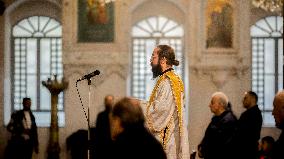 Syrian Christians At Marmieh Church - Damascus