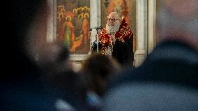 Syrian Christians At Marmieh Church - Damascus