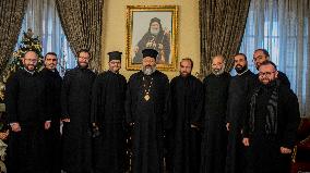 Syrian Christians At Marmieh Church - Damascus