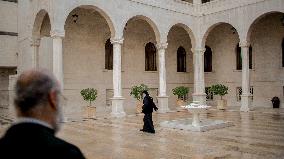 Syrian Christians At Marmieh Church - Damascus