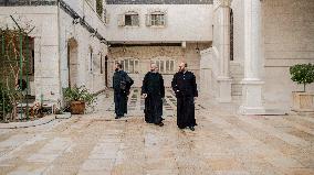 Syrian Christians At Marmieh Church - Damascus