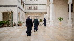 Syrian Christians At Marmieh Church - Damascus