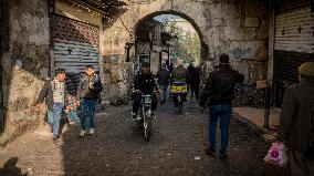 Syrian Christians At Marmieh Church - Damascus