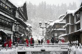 Hot spring resort in northeastern Japan