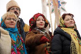 Carollers in Kyiv