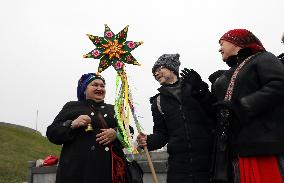 Carollers in Kyiv